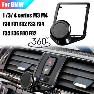 Phone Holder Car Air Vent Outlet Mount Degree Rotatable Phone Magnetic Cradle For BMW 1 3 4 series F30 F31 F32 F33 F34 F35 F80