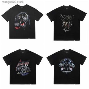 メンズTシャツカエルドリフト最高品質のストリートウェアハイストリートアニマルグラフィックタイガードッグイーグルビンテージサマーショートショートティートップTシャツT230621