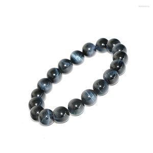 Strand Blue Tiger Eye Natural Stone Bracelets For Women Men Simple Energy Bracelet Help Academic Business Magnetic Field Jewelry