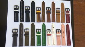 Watch Bands Genuine Strong High Quality Leather Watchbands Calfskin Replace Straps 20mm 22mm Accessories Men Women Soft Watchban