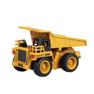 Mini RC Truck Excavator Remote Control Tractor Model 4-Channel Bulldozer Crane Truck Remote Control constructional Toys for Kids