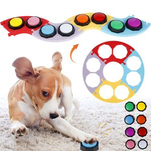 Buzze-Intelligenzspielzeug für Hunde, sprechende Taste, Haustierspielzeug, mit Stimme aufnehmbar, sprechende Taste für die Kommunikation, Haustiertraining