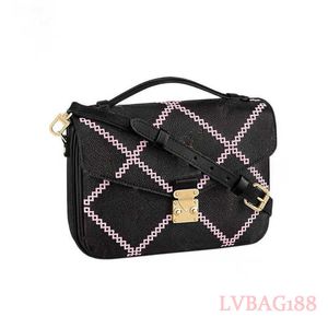 Designer Women IVS Metiss Messenger Bag Luxurys Designers Väskor Metis Paris Brandkedja Tryckt läderflik Crossbody Handväskor Lady Fashion Party Shoulder Handbag