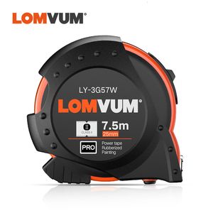 Maßbänder LOMVUM 5M Metrisches System Auto-Lock-Maßband 7,5M-Maßband Einziehbares Maßband Zentimeter-Messwerkzeuge 230620