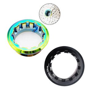 Bike Freewheels Chainwheels Bicycle 12 Speed Freewheel Lock Cover MS Hub Body For SHIMANO M7100 8100 Cassette Ring Fixing Bolt Screw Parts 230621