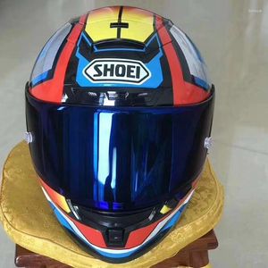 Capacetes de motocicleta 2023 para corrida de motocross capacete de moto rosto inteiro x14 pintura Bradley