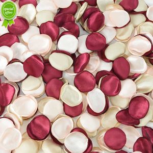 New 100Pcs Silk Rose Petals Artificial Flower Petal Valentines Day Room Decoration Wedding Party Throwing Confetti Anniversary Decor