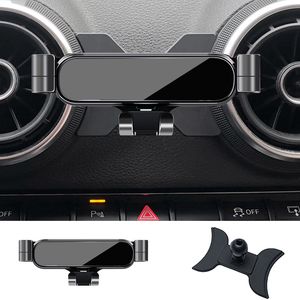 Auto Telefon Halter Für Audi A3 S3 RS3 8V 8P Q2 GAB SQ2 A1 8X Sportback Schwerkraft Navigation halterung Outlet Clip Unterstützung Halterung