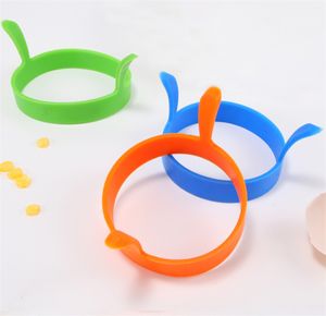 Fashion Hot Kitchen Silicone Fried Fry Frier Oven Poacher Egg Poach Pancake Ring Mold Tool JL1265