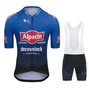 Cycling Jersey Sets Alpecin Set Mens Road Bike Shirts Suit Bicycle Bib Shorts MTB Wear Maillot Culotte Clothing 230620