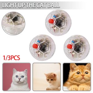 Bolas iluminadas ativadas por gato Equipamento paranormal Movimento fantasma Brinquedo interativo que muda de cor Bola flash Brinquedos fantasmas para animais de estimação
