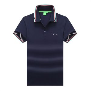 Camisa polo masculina de grife de luxo clássica de luxo masculina moderna camiseta manga curta lazer camiseta esportiva preto, branco e rosa Clássico Versátil Tamanho asiático M-2XL# 8331