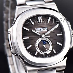 pp mens watch nautilus designer watches original high quality classic wristwatches super 904L Stainless steel sapphire for men/women