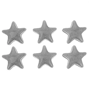 Cortinas de chuveiro 6 pares de fivela de cortina com cinco pesos em forma de estrela, ímãs magnéticos, bloco inferior, pingente, triagem, toalha de mesa ao ar livre