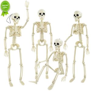 新しい40cmハロウィーンスケルトンMovable Human Skull Bones Halloween Party Decorator