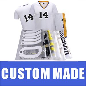 Andra sportvaror DIY Custom Football Shoes Jersey Sponsor's Digital Name Football Outfit Kids Uniforms Sporting Group Buy Thai Foo 230621