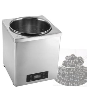 Réchauffeur de perles Tapioca Machine Boba Pot d'isolation pour magasin de thé au lait Réchauffeur de nourriture électrique en acier inoxydable Perle Cuiseur Pot