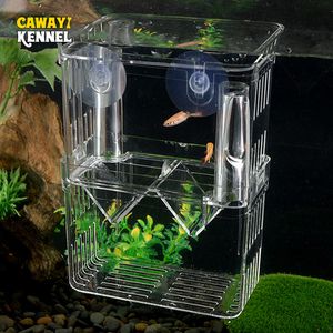 Aquariums Suspended Multifunctional Guppy Breeding Box Fish Tank Acrylic Isolation Small Large Spawning Hatch Fry D9179 230620