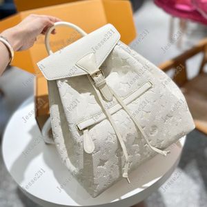 Louisehandbag Luxurys designer ryggsäck män kvinnor montouris ryggsäckar äkta läderskolväska ryggsäck stil plånböcker dam rese väska 374