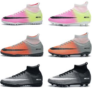 Andra idrottsartiklar Fashion Indoor Kid Soccer Shoes Children Mens Pro Non-Slip Design Football Sneakers Training Cleats Sports Zapatillas de Deporte 230620