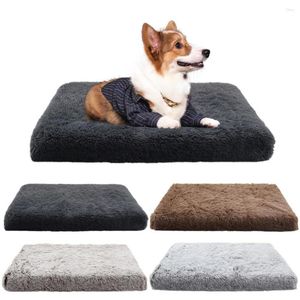 Cama de cachorro quente de inverno para cães de médio porte, camas de espuma ortopédicas para caixas de ovos com capa removível e lavável.