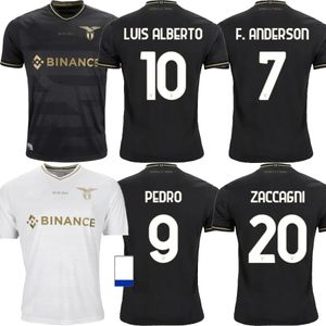 2023 Lazio Immobile camisas de futebol 2024 10º aniversário BASTOS SERGEJ BADELJ LUCAS J.CORREA ZACCAGNI MARUSIC kit infantil camisa de futebol