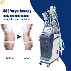 Super 360 Body Sculpting Slant Cryoterapy Machine Vakuumkavitation RF Lipo Laser Viktminskning Cryo 360 Cool Tech Fat Minska frysbantsmaskinen