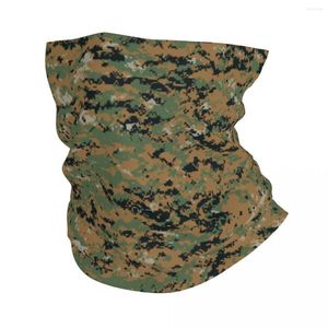 Bandanas Marpat Military Army Camo vinter pannband hals varmare män kvinnor skidor kör rör halsduk skog kamouflage ansikte bandana gaiter