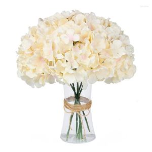 Decorative Flowers Wedding Centerpiece Floral Home Table Decoration Fake Hydrangea Branches Bridal Bouquet Flower Arrangement Artificial