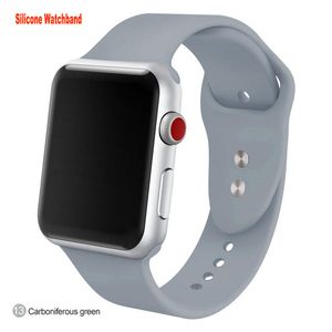 Benutzerdefiniertes mehrfarbiges Sport-Silikonkautschukarmband für Apple Watch-Armband Designer-Serie 8 SE-Bänder 44 mm 45 mm 42 mm 41 mm 40 mm 38 mm für iWatch 7 6 5 4 3 2 1 Smart-Watch-Armbandbänder