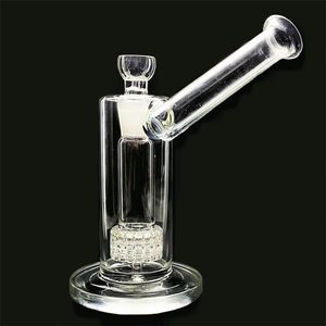 Nuovo narghilè in vetro Mobius Matrix con Sidecar Bong Birdcage Perc Mouth 1 perc 10 Inch 18mm Connector GB-187-S