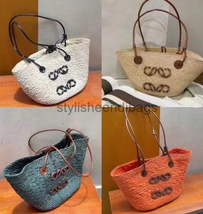 Beach Women Straw Designer Vintage Shopping Bag Fashion Totes Bags Large Handbag Summer Travel Wear Decoration Classic Casual Tote