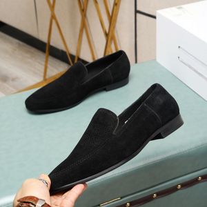 Lüks Destin Erkekler Elbise Ayakkabı Loafer Düz Deri Oxfords Siyah Oxfords Flats Orijinal Deri Düşük Topuk Düğün Partisi Kutu Boyutu 38-44