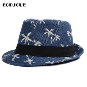 Wide Brim Hats Bucket Wholesale Summer Fedoras Hat Panama beach Straw Men Outdoor Sun Visor Jazz Cap 230621