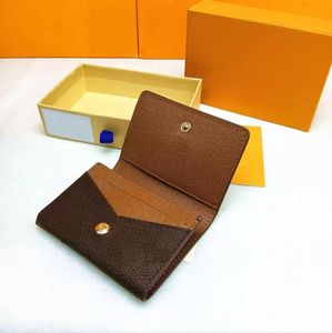 Ocvelcepe Carte de Vistite M63801 Дизайнерская мода Men Coin Business Credit Card Holder Case Case Case Luxury Pocket Organizer Wallet N63338 с коробкой