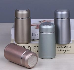 350 ml Mini-Reisegetränk-Wasserflasche, niedliche Kaffee-Isolierflaschen, Thermoskanne, Thermoskannen aus Edelstahl, Tassen und Becher