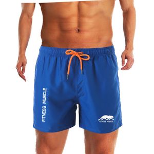 Mensbadkläder Summer Snabbtorkning Män surfstrandshorts Fitness Muskel Högkvalitativ vattensporter Mesh Foder Korta byxor 230621