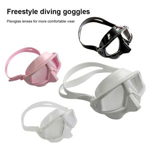 Máscaras de Mergulho Óculos de Mergulho Subaquático Leves para Mergulho Livre AntiFog Óculos de Mergulho de Alta Definição Branco 230621