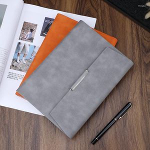 Notatnik Business Office Binder Notebook A5 wielofunkcyjne Trifold 6 Otwory Diary Los Loss-liści Uwaga Książka z kartą kartą stacjonarna