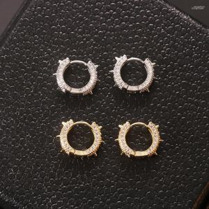 Hoop Earrings Cross Border Personalized Barbed Cool Hip Hop Fashion Male Everyday Versatile Accessories