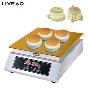 Single Head Electric Souffle Waffle Pancake Maker Commercial Griddle Souffle Bun Machine