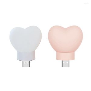 Night Lights Love Light USB Plug In Bedside Atmosphere Lamp Cute Gift Birthday Decorations