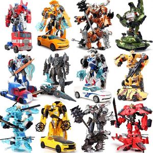 Transformation toys Robots Classic Transformation Toys Robot Car Deformation Dinosaur Action Figure Collection Model with Gifts Kids 230621