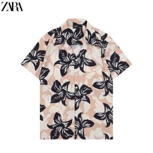 6# Luxury Designer Shirts Mens Fashion Geometric Print Bowling Shirt Hawaii Floral Casual Shirts Men Slim Fit Short Sleeve Variety M-XXXL# 52