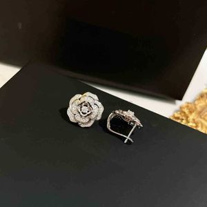 Collana 2021 tendenza famosa marca di marca pura 925 set di gioielli in argento sterling per donne Luxury Camellia Neckace Flowers Orecchini Orecchini