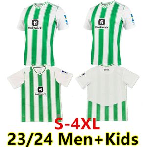 S-4XL 23 24 Real Betis Soccer Jerseys Joaquin B.Iglesias Camiseta de Juanmi Canales Fekir 2023 2024 Специальное излучение Четвертое футбольное рубашки Copa del Rey Final Men Kids Kids