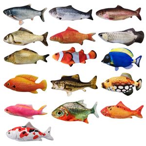 Elektrisk hoppande fisk-med avgiftsbelaglig motor Cat Toys Moving Kicker Fish Toy Realistic Flopping Fish Fun Toy for Kids