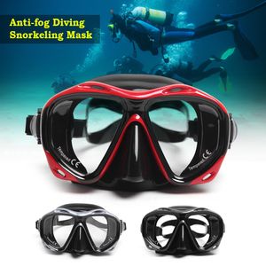 Diving Masks Brand Professional Silicone Gear Scuba Mask Equipment Snorkel Adults AntiFog UV Waterproof SwimDive Glasses Men Women 230621