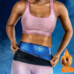 Slimming Belt Womens Abdomen Reducer Sauna Body Shaper Fitness Sweat Trimmer Belt Waist Trainer Belly Slimming Shapewear Waist Trainer Corset 230621