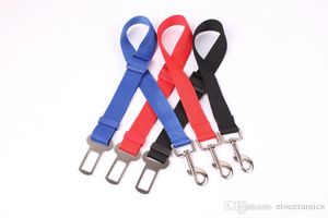 Hundsäkerbälte justerbar husdjur Cat Dog Safety Leads Car Seat Belt gratis frakt (100st/Pack) av DHL/UPS/FedEx